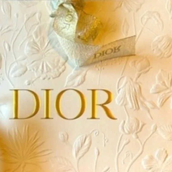 Dior Embossed White and Gold Women's Bag - Picture 4 of 5